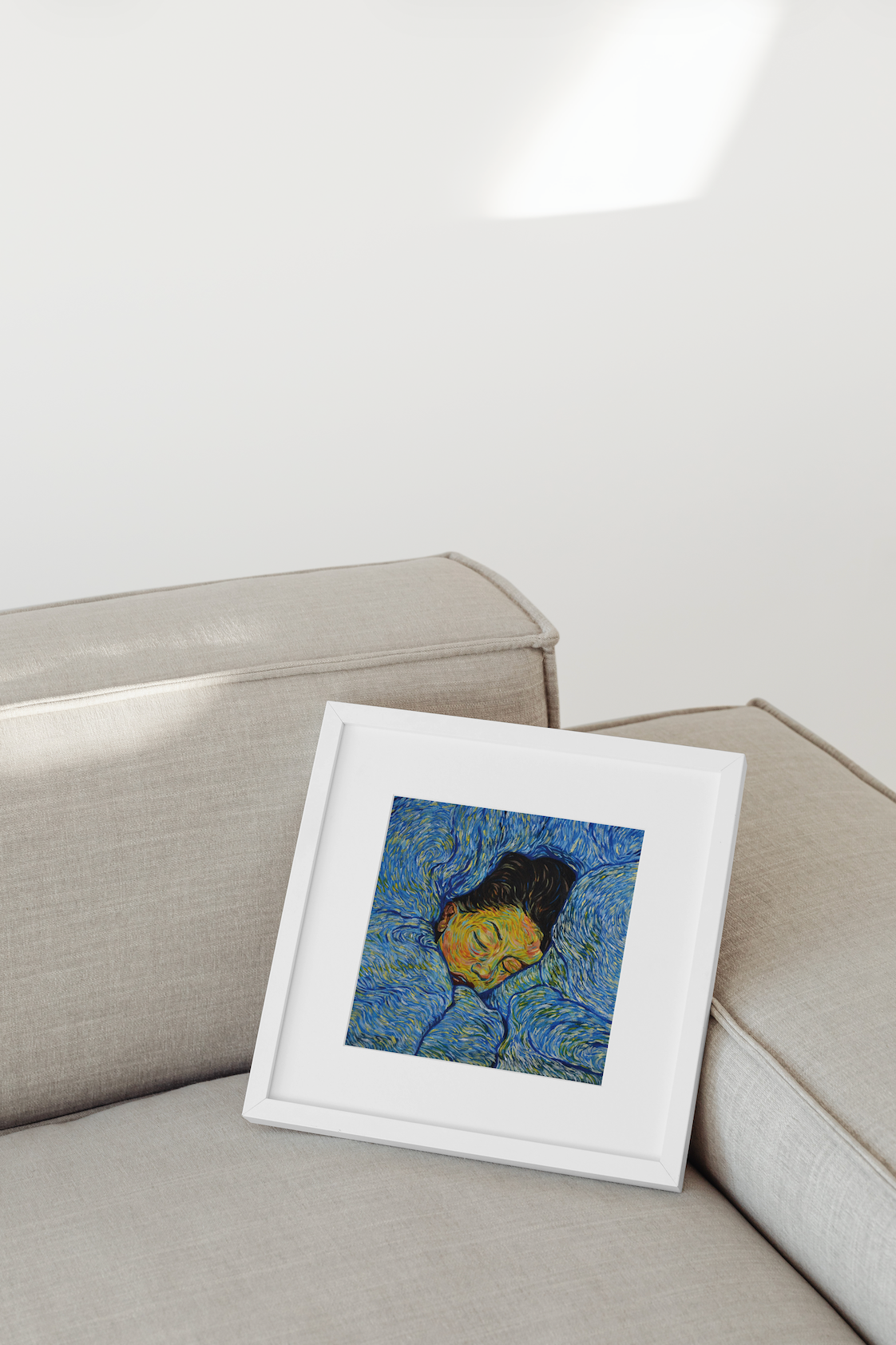 "Échappatoire" version imprimée de la toile 21cmx21cm