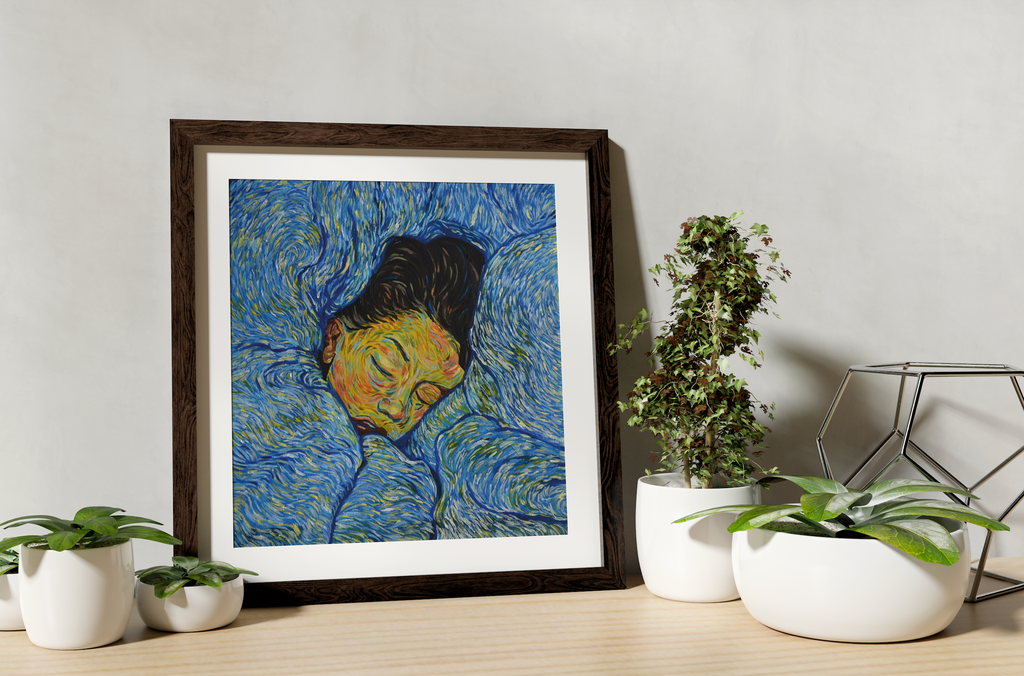 "Échappatoire" version imprimée de la toile 21cmx21cm