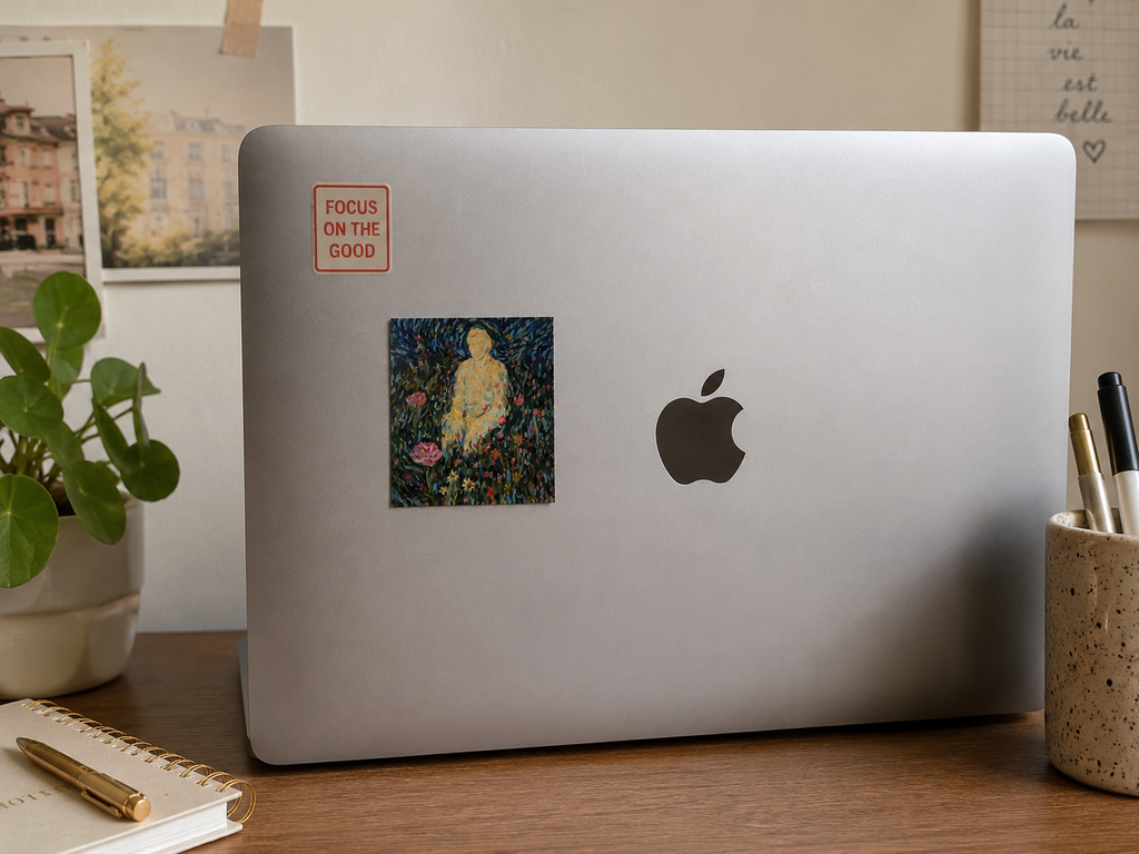 Sticker issu de ma toile "Une Âme"