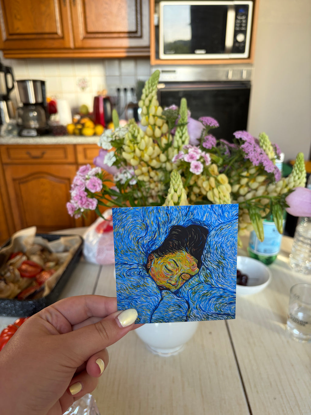 Print A6 issu de ma toile "Échappatoire"