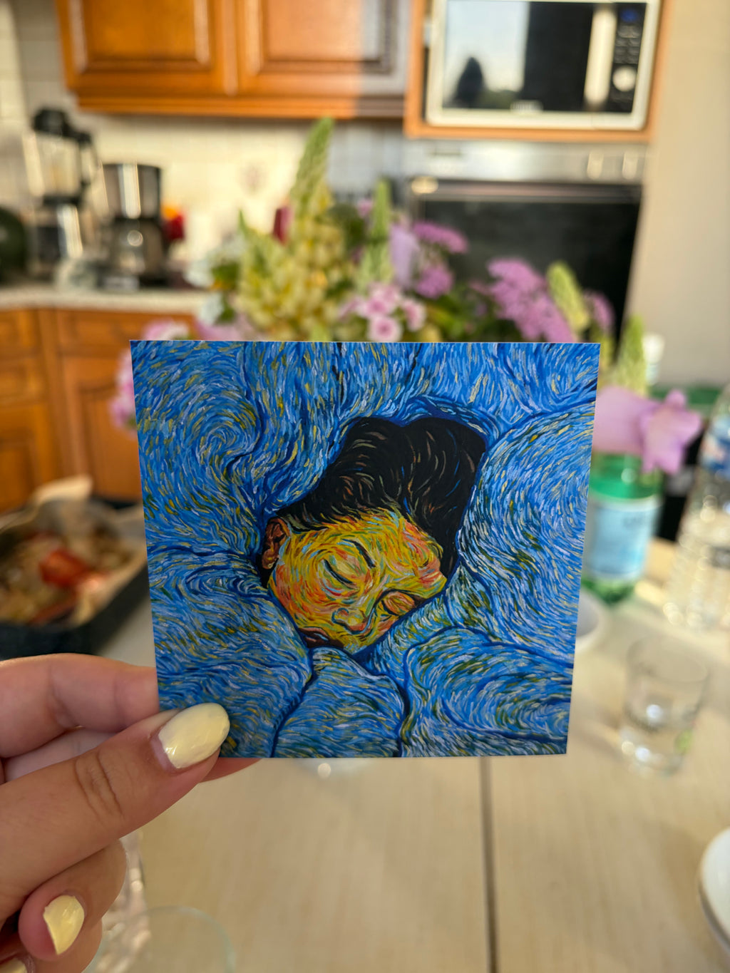 Print A6 issu de ma toile "Échappatoire"