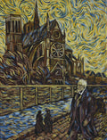 "Notre Dame de Paris" version imprimée de ma toile au format A5